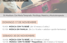 NOVIEMBRE Talleres Eventuales