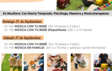 SEPTIEMBRE Talleres de Fin de Semana