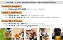 NOVIEMBRE. Talleres de Fin de Semana